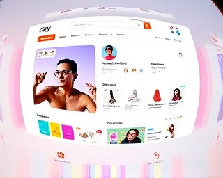 fresh ecommerce template, modular, featuring a user profile page, photorealistic, well-structured sections, highly detailed, smooth user interactions, high-resolution imagery, soft pastels, gentle lighting, shot with a fisheye lens